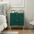 thumbnail image 1 of Boyel Living Nightstand with 2 Drawers, Modern Green End Table Nightstands Wood Bedside Table for Bedroom Living Room, 1 of 6