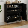 thumbnail image 1 of Boyel Living Shoes Cabinet with Flip Drawers, Black Shoes Storage Cabinet Shoe Storage Organizer for Entryway, Foyer, Hallway, 1 of 6
