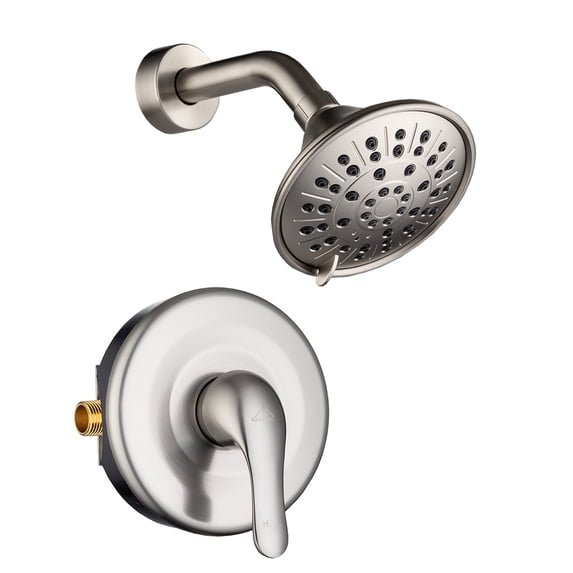 Boyel Living Shower Only Trim Kit with Pressure Balanced Valve Shower Faucet,Brushed Nickle