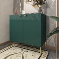thumbnail image 1 of Boyel Living Sideboard Buffet Cabinet with Doors & Shelves, Modern Accent Cabinet Kitchen Storage Cabinet, Green Storage Credenza for Entryway Living Room, 1 of 8