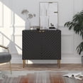 thumbnail image 1 of Boyel Living Sideboard Buffet Cabinet with 2 Doors , Accent Buffet Sideboard Storage Cabinet for Kitchen, Living Room, Entryway, Black, 1 of 10