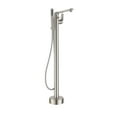 thumbnail image 1 of Boyel Living Single-Handle Bath Spout Faucet Freestanding Bathtub Faucet with Handle Shower Brushed Nickel, 1 of 1
