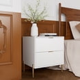 thumbnail image 1 of Boyel Living White 2 Drawers Nightstand, Bedside Table with Storage for Bedroom, Living Room, 1 of 6