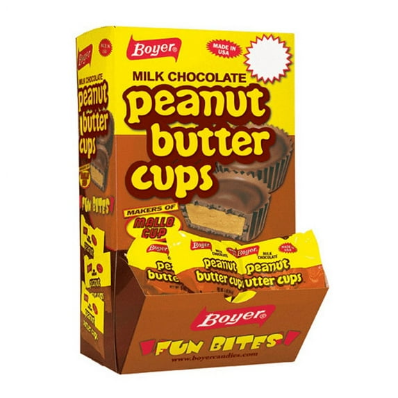 Boyer Candy, Peanut Butter Cups, Changemaker, .5 Oz., 60 Ct.