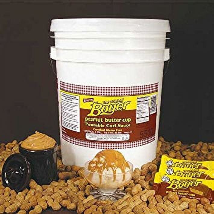 Boyer Peanut Butter Curl Sauce, 45 Lb