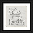 thumbnail image 1 of Boyer, Susie 12x12 Black Ornate Wood Framed with Double Matting Museum Art Print Titled - Families, 1 of 4