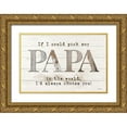 thumbnail image 1 of Boyer, Susie 18x13 Gold Ornate Wood Framed with Double Matting Museum Art Print Titled - Papa - Id Pick You, 1 of 4