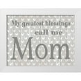 thumbnail image 1 of Boyer, Susie 18x15 White Modern Wood Framed Museum Art Print Titled - My Greatest Blessings Call Me Mom, 1 of 4