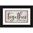 thumbnail image 1 of Boyer, Susie 24x14 Black Ornate Wood Framed with Double Matting Museum Art Print Titled - Together We Have It All, 1 of 4