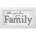 thumbnail image 1 of Boyer, Susie 24x14 White Modern Wood Framed Museum Art Print Titled - You are Family, 1 of 4