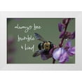 thumbnail image 1 of Boyer, Susie 32x23 White Modern Wood Framed Museum Art Print Titled - Always Bee Bumble And Kind, 1 of 4