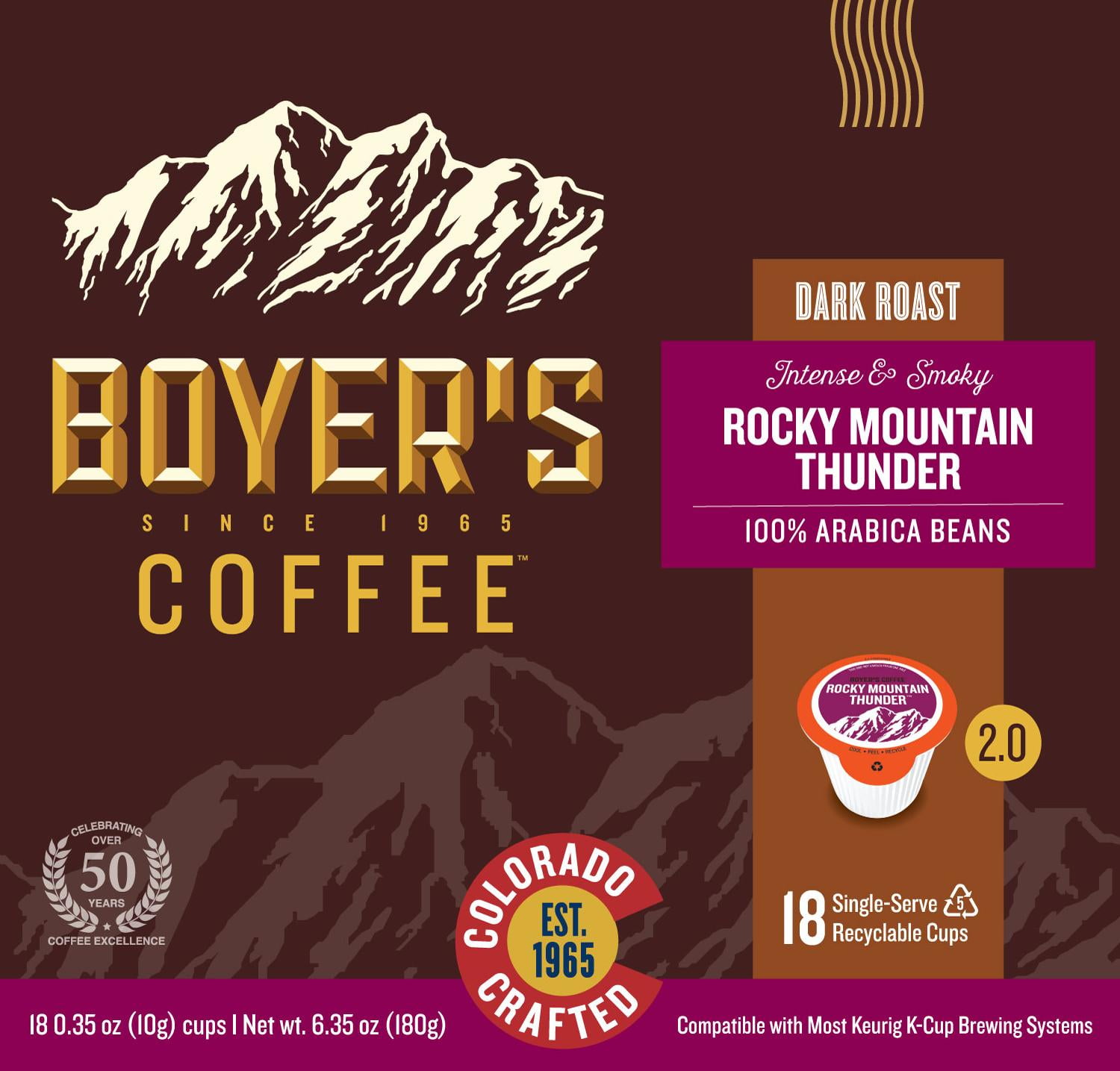 Rocky Mountain Thunder Single Serve Coffee Cups, 18 Ct