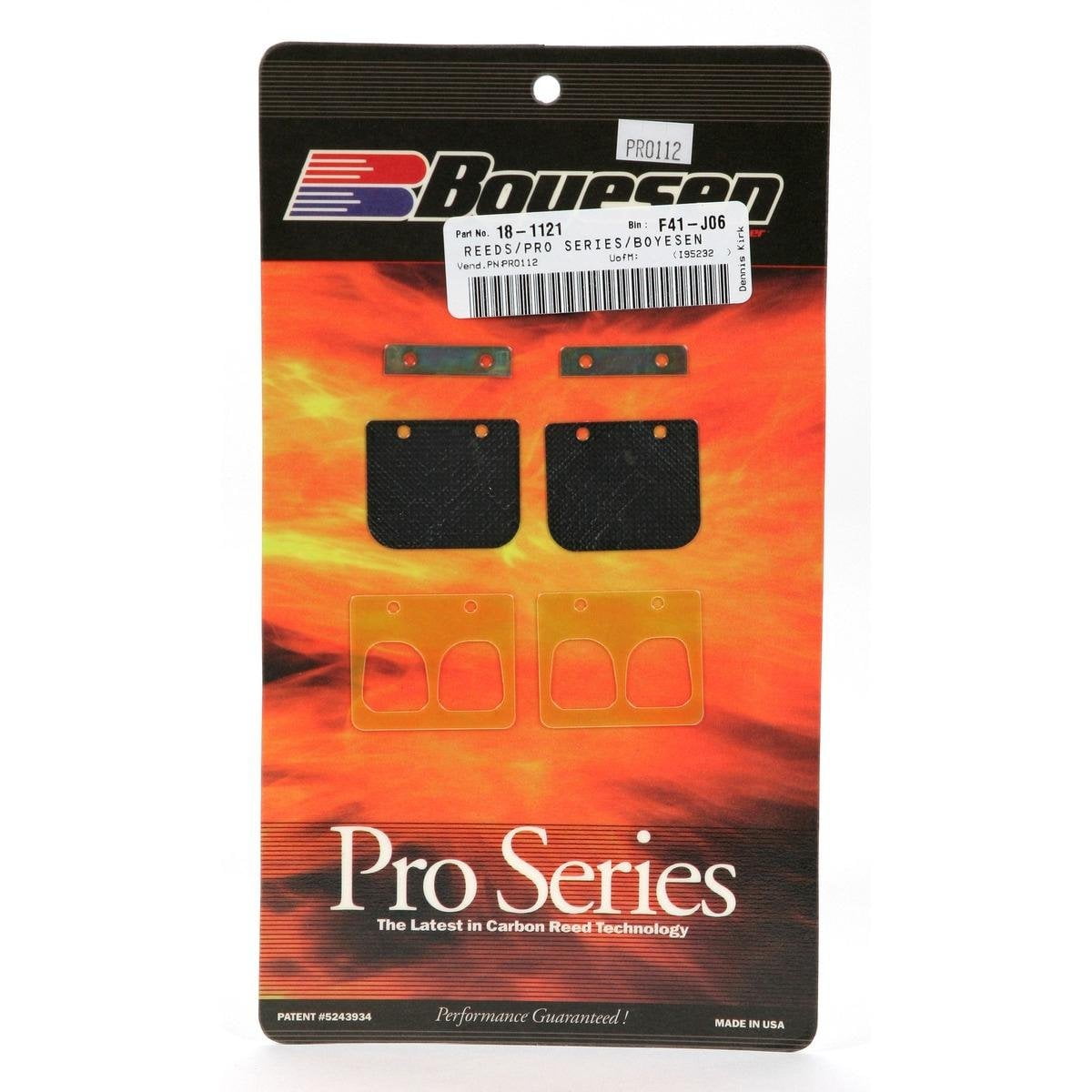 Boyesen Factory Racing PRO-186 Pro Series Reeds - Walmart.com