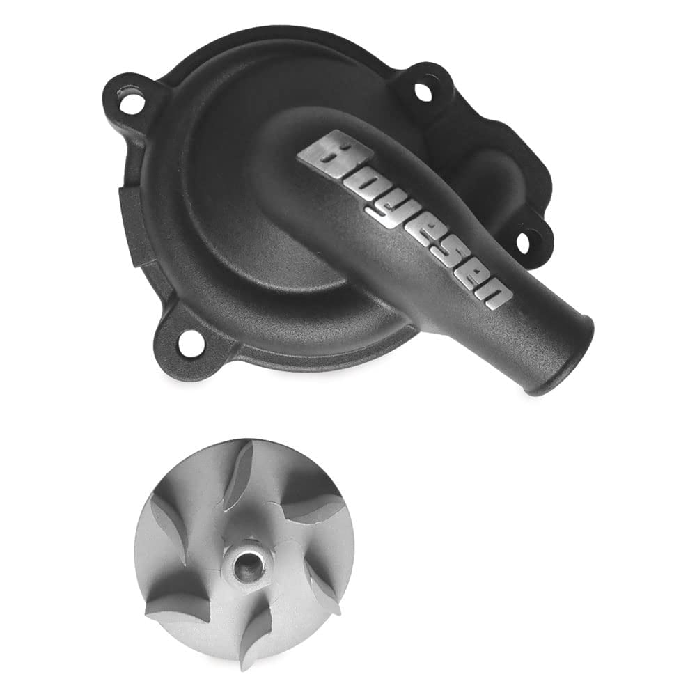 Boyesen WPK-80B Supercooler Water Pump Cover and Impeller Kit Black