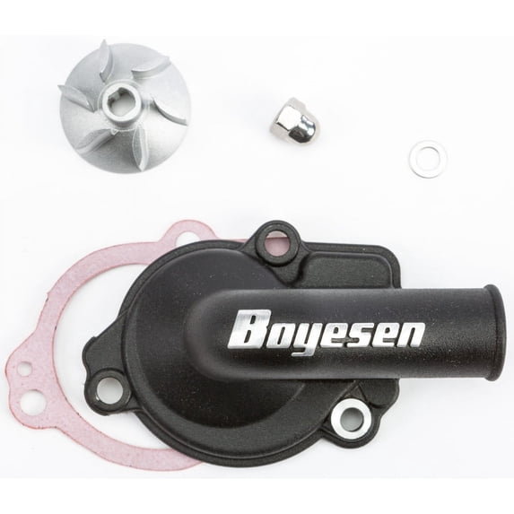 Boyesen WPK-18CB Hy-Flo Water Pump Cover and Impeller Kit - Black
