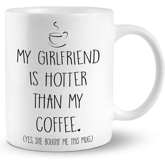 Boyfriend Coffee Mug, Best Boyfriend Gifts Coffee Mug Cup for Him from Girlfriend