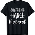 thumbnail image 1 of Boyfriend fiancé husband for wedding and honeymoon T-Shirt, 1 of 4