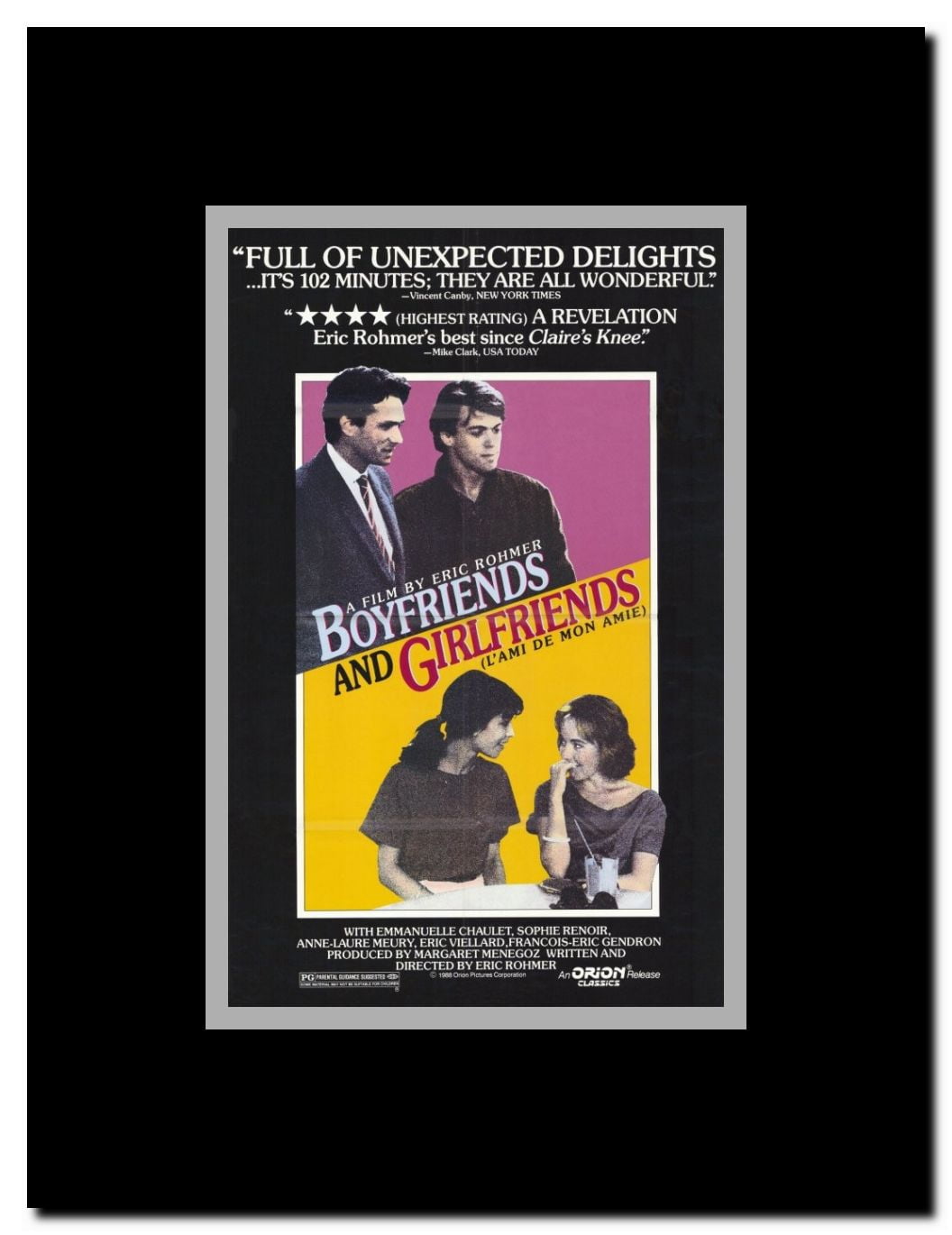 Boyfriends & Girlfriends Framed Movie Poster