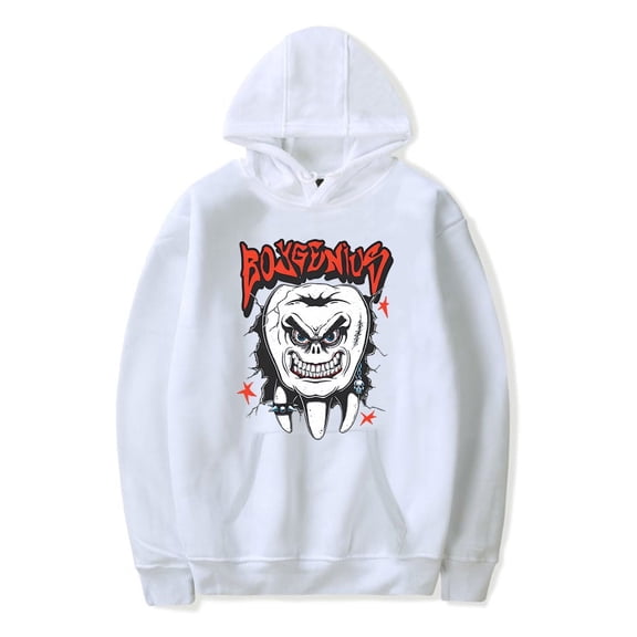 Boygenius Boy genius Tour Merch Hoodies Nu Metal Tooth Hoodie Sweatshirt Pullover Long Sleeve Halloween