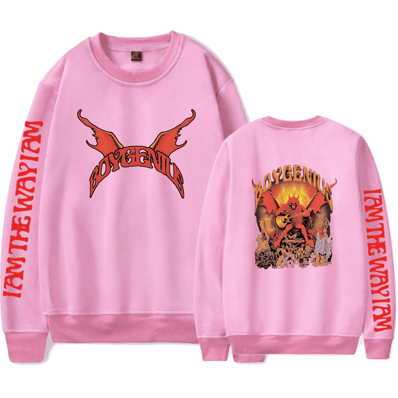 Boygenius Hoodies Boy Genius Demon Hoodie Hooded Sweatshirt Long Sleeve Men Women Pullover