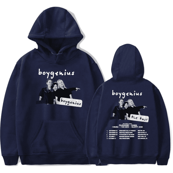 Boygenius Hoodies Boy Genius The Tour Merch Hoodie The Fall Tour Sweatshirt Pullover Long Sleeve Unisex