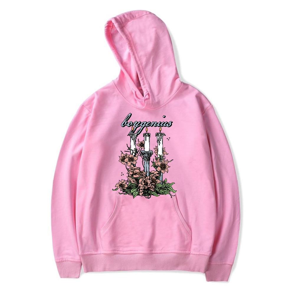Boygenius Hoodies Boy genius Tour Merch Hoodie Candle Sweatshirt