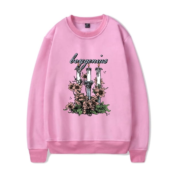 Boygenius Hoodies Boy genius Tour Merch Sweatshirts Candle Hoodie Pullover Long Sleeve Men Women