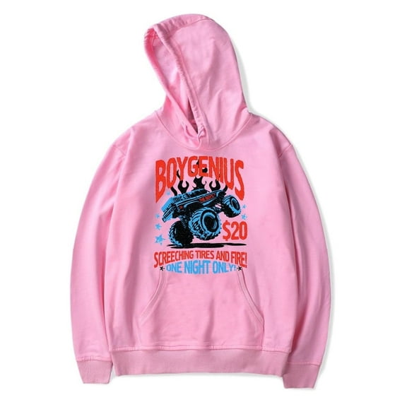 Boygenius Hoodies Monster Truck Long Sleeve Boygenius World Tour Merch Hoodie Sweatshirt Pullover