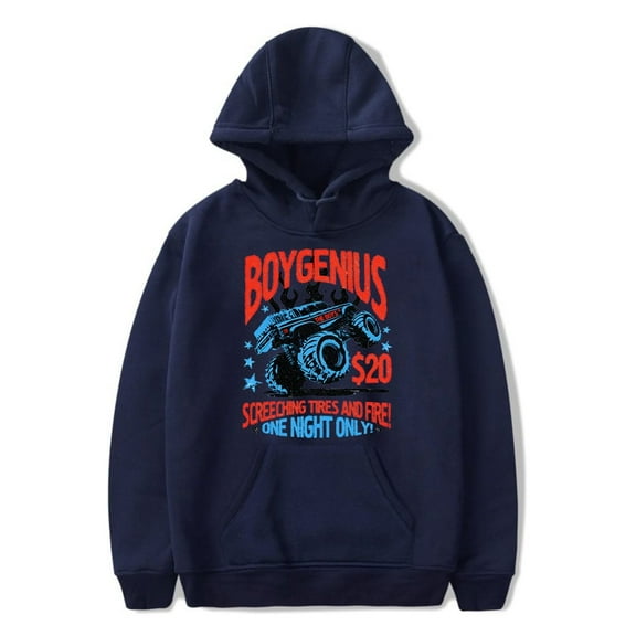 Boygenius Hoodies Monster Truck Long Sleeve Boygenius World Tour Merch Hoodie Sweatshirt Pullover