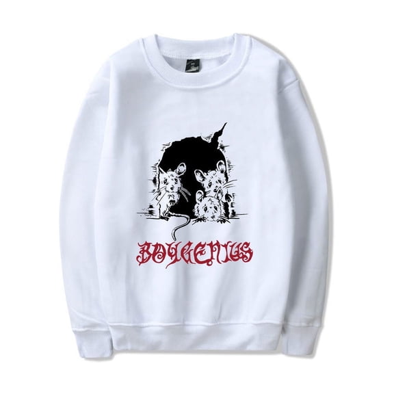 Boygenius Long Sleeve Boy genius Tour Merch Sweatshirt Hoodie Mice Logo Men Women Pullover