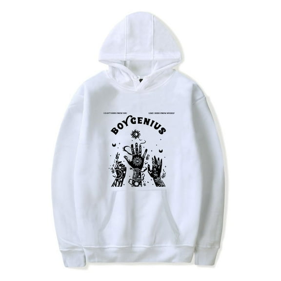 Boygenius Merch Hoodies Long Sleeve Boy Genius The Record Hoodie Vintage Men Women Pullovers