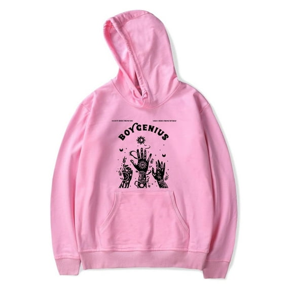 Boygenius Merch Hoodies Long Sleeve Boy Genius The Record Hoodie Vintage Men Women Pullovers