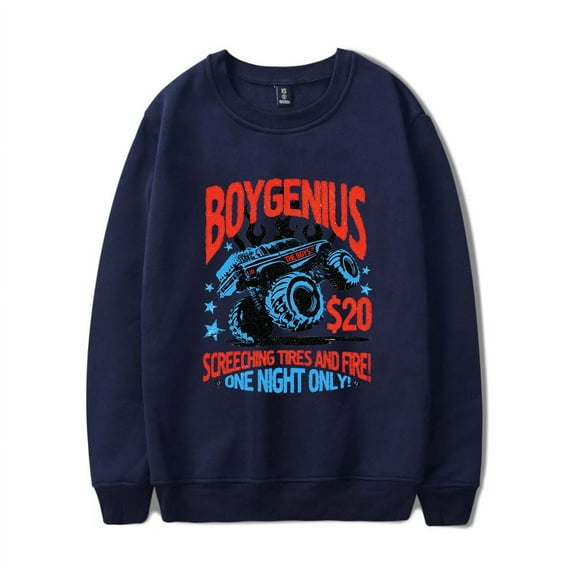 Boygenius Merch Sweatshirt Hoodies Monster Truck Long Sleeve Boygenius World Tour Men Women Pullover