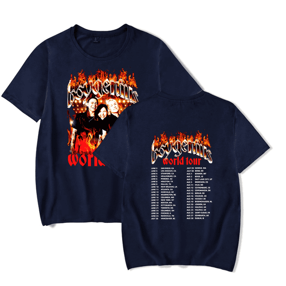 Boygenius Merch T Shirt Boygenius World Tour Merch Tee Sweatshirt Short Sleeve Men Women