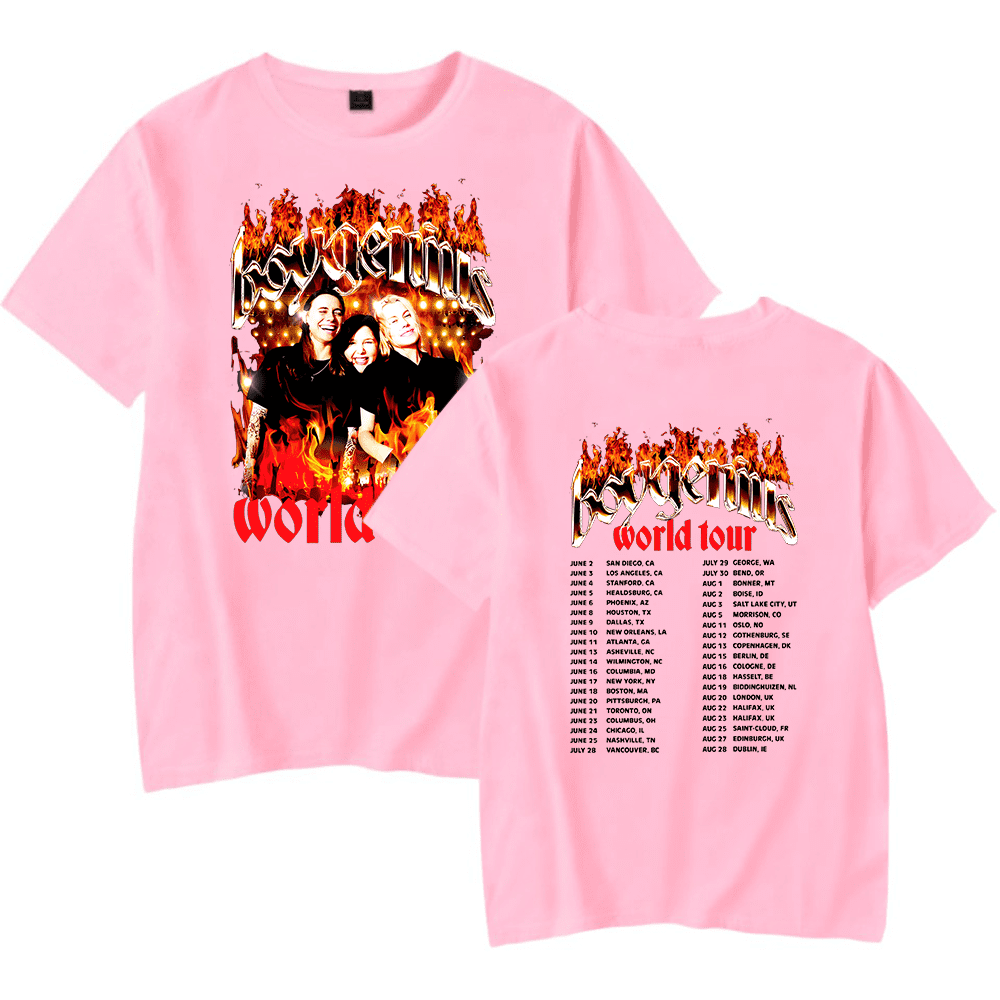 Boygenius Merch T Shirt Boygenius World Tour Merch Tee Sweatshirt Short