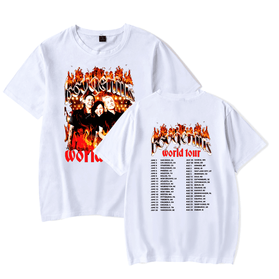 Boygenius Merch T Shirt Boygenius World Tour Merch Tee Sweatshirt Short Sleeve Men Women