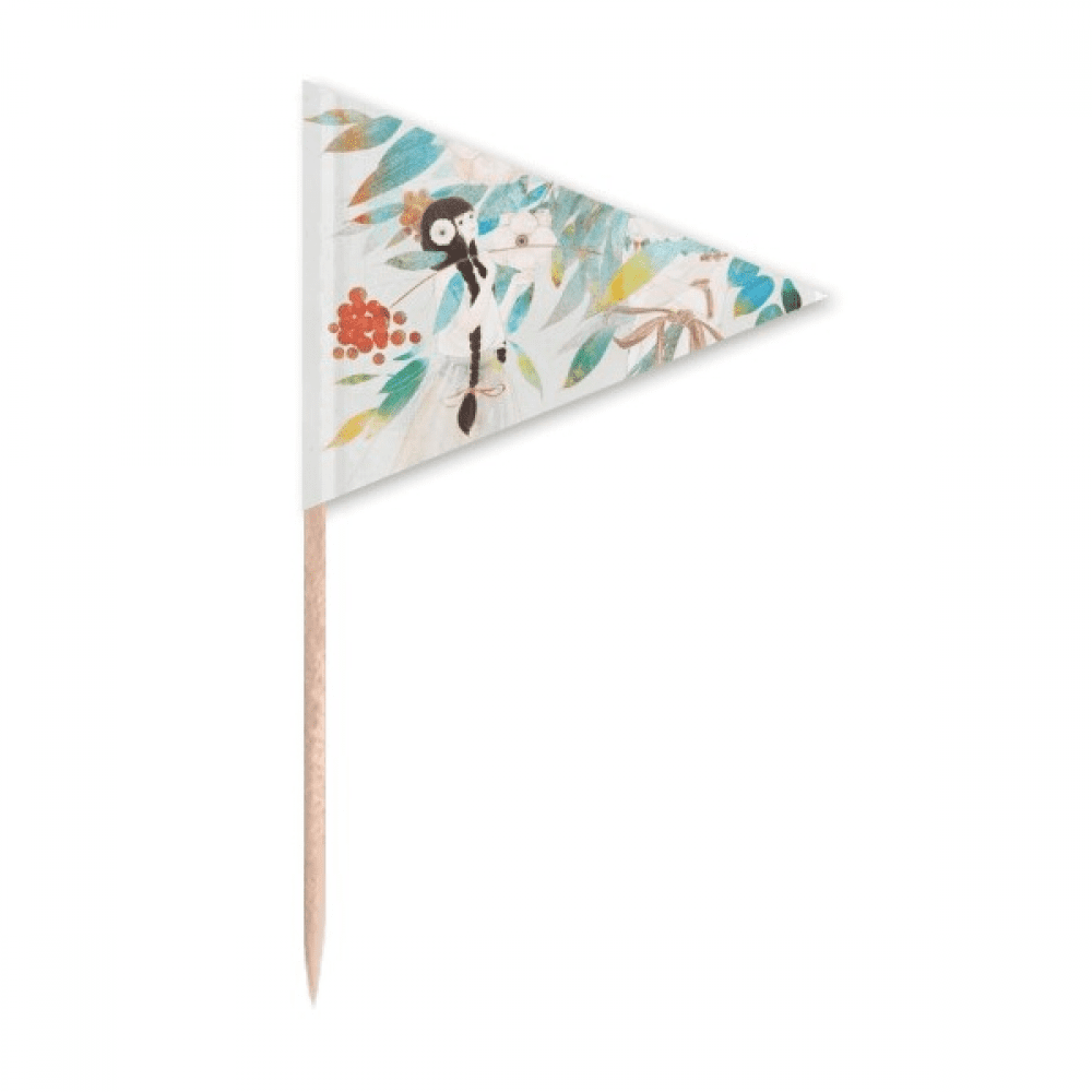 Boygirl Chinese Classical Style Illustrator Toothpick Triangle Cupcake ...
