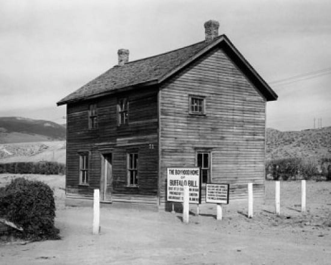 Boyhood home of Buffalo Bill Wyoming USA Canvas Art - (18 x 24)
