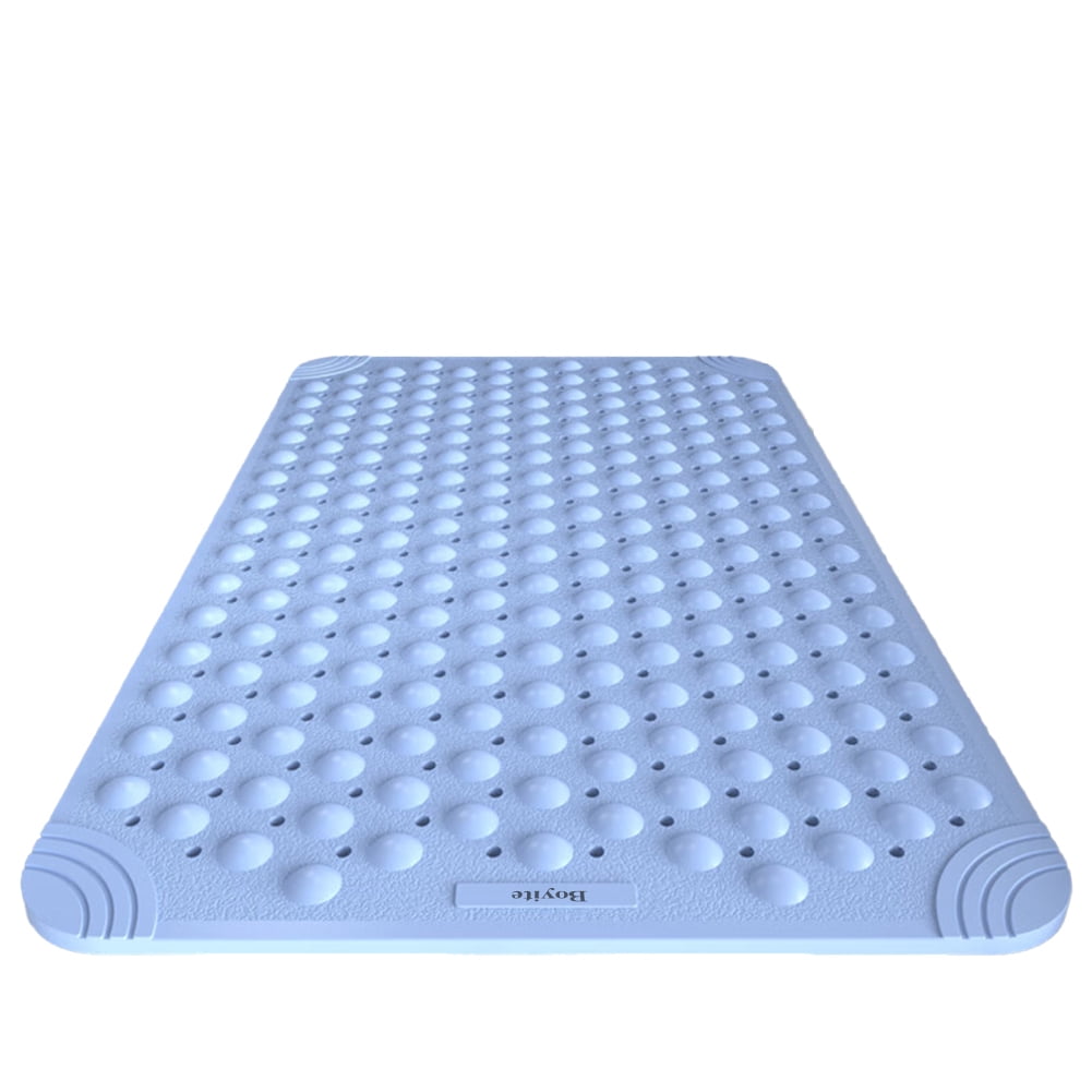 Boyite Plastic bath mat, Bath Tub Shower Stall Mats 31x15.5 Inch Non ...