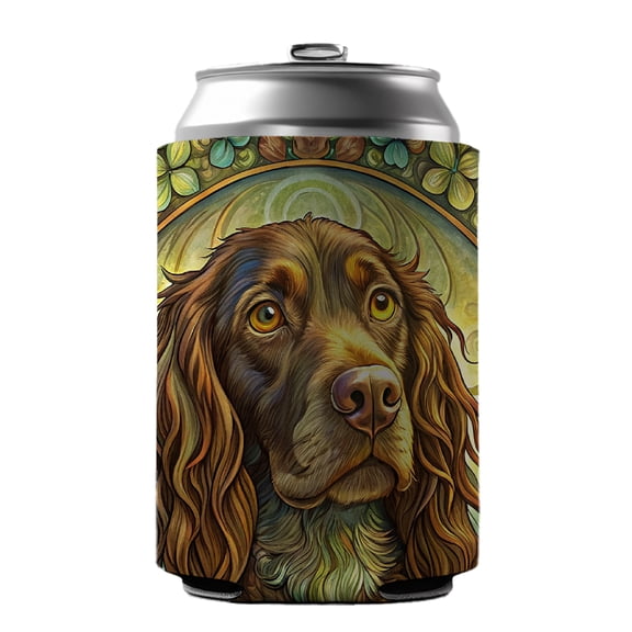 Boykin Spaniel Dog Art Nouveau Drink Beer Soda Insulated Sleeve Holder Can Cooler Hugger