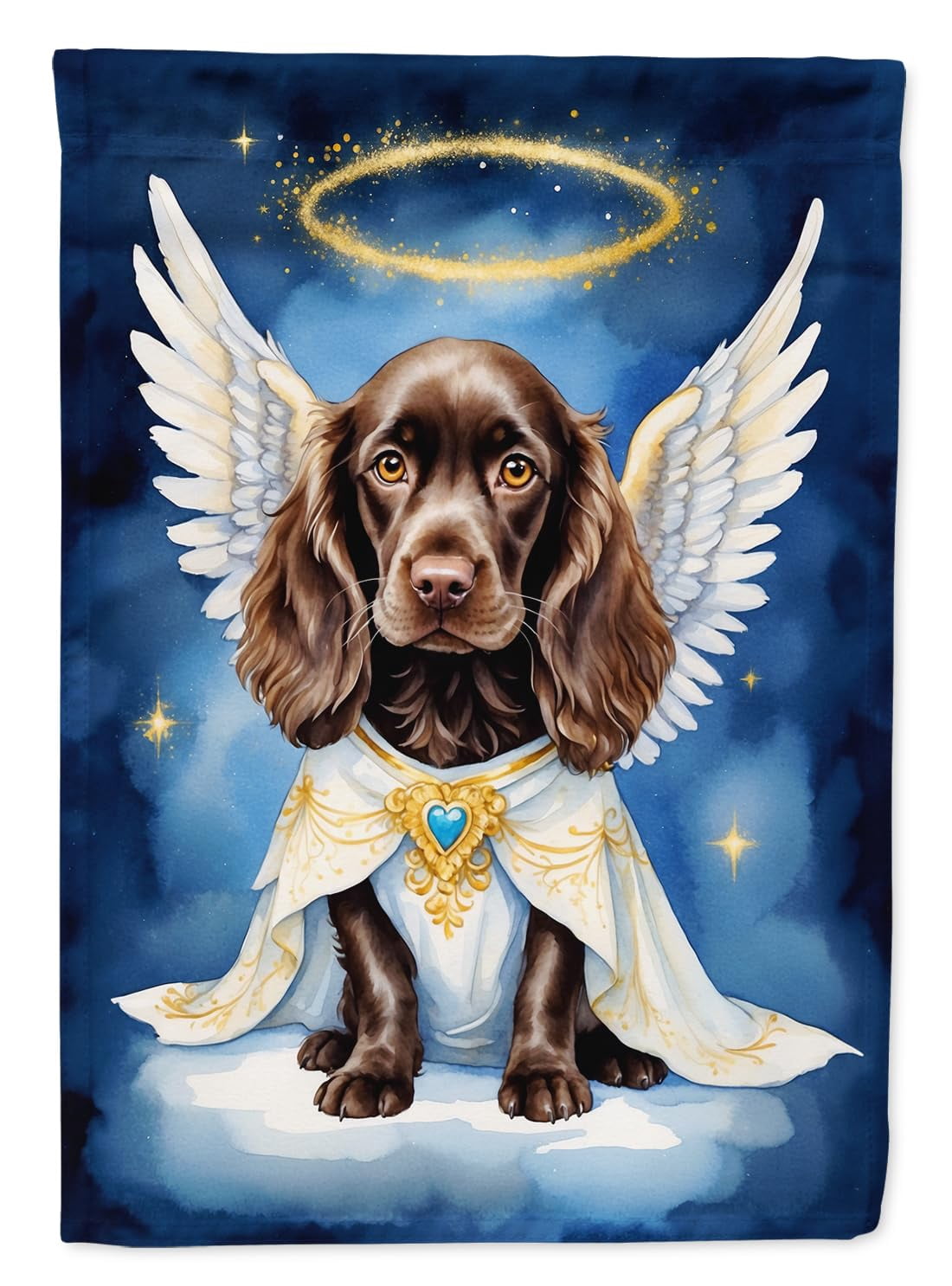 Boykin Spaniel My Angel House Flag 28 in x 40 in