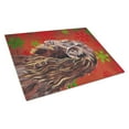 thumbnail image 1 of Boykin Spaniel Red Snowflakes Holiday Glass Cutting Board Large, 1 of 2