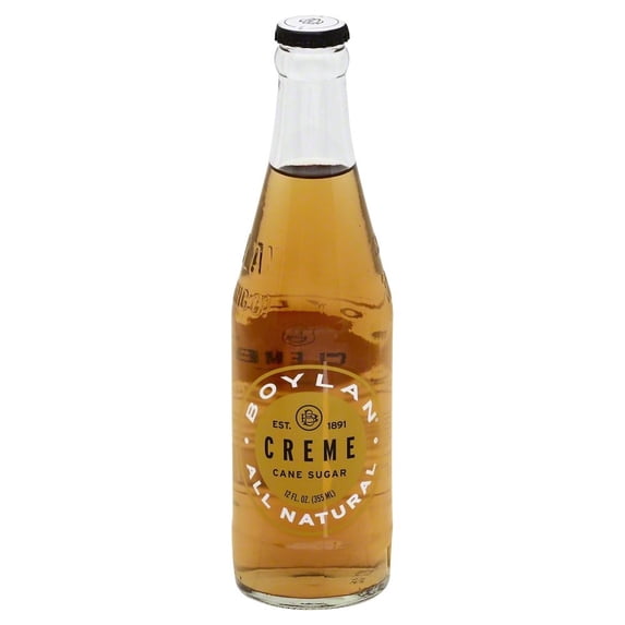 Boylan All Natural Soda, Creme, 12 Fl Oz