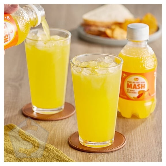 Boylan Bottling Co. Mash Ripe Mango Blood Orange Sparkling Fruit Beverage 16 fl. oz. - 12/Case