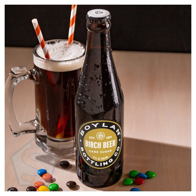 Boylan Bottling Co. Original Birch Beer 12 fl. oz. - 24/Case