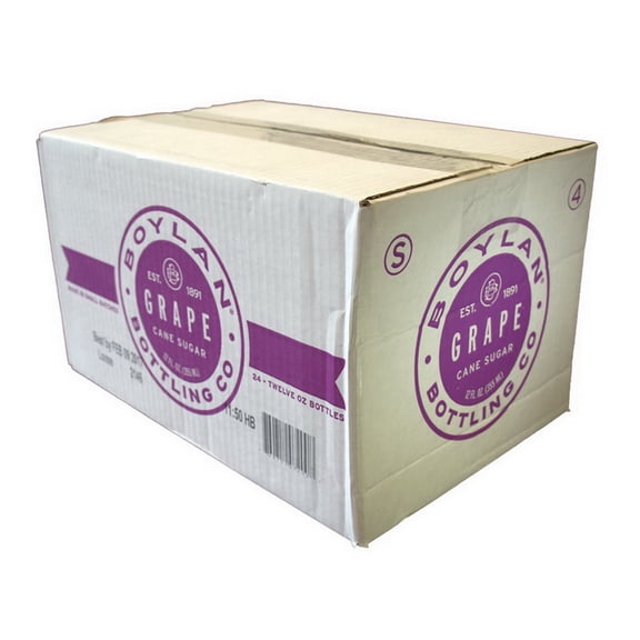 (Price/Case)Boylan Bottling 7 60712 07001 Boylan Bottling Grape Loose Case
