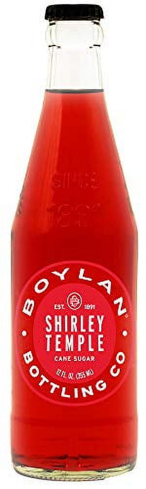 Boylan Bottling Pure Cane Sugar Soda Pop, 12 oz Glass Bottles (Shirley Temple, Pack of 6) Shirley Temple 12 Fl Oz (Pack of 6)