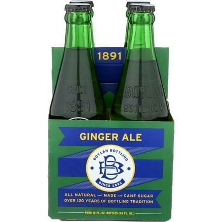 Boylan Cane Sugar Ginger Ale Soda, 4 count -- 6 per Case.