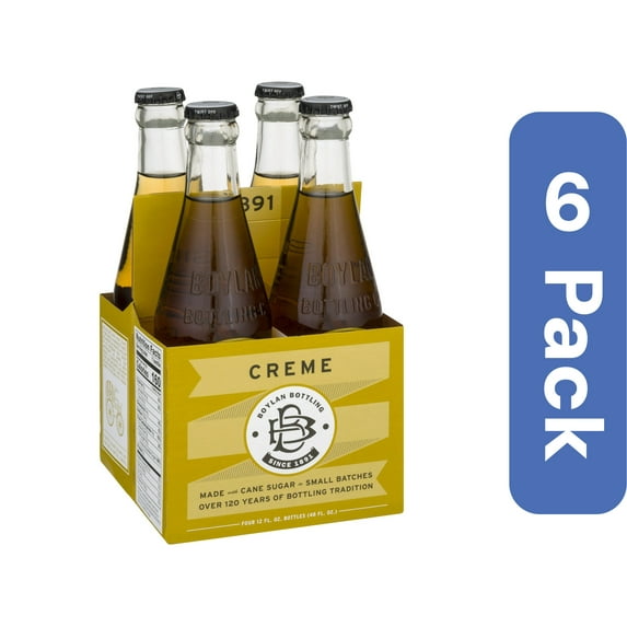 Boylan Creme Soda 4 Pack 48 fl oz (Pack Of 6)