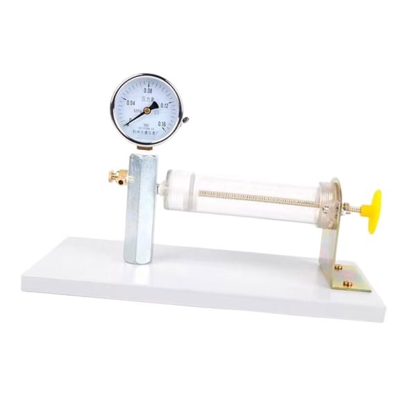 Boyle's Law Demonstrator with Scale Markings Physics Gas Law Experimental Equipment Science Education Tool